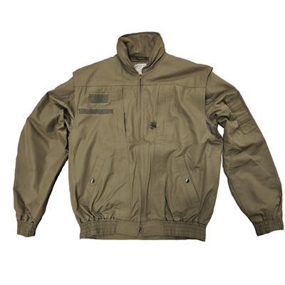 Zimná vesta s blúzou pre pilotov vysokej výkonnosti českých ozbrojených síl DARK GREEN použitá