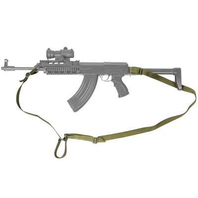 Popruh dvojbodový taktický ZELENÝ TacticalPro 89311OD 2