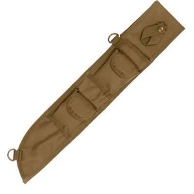Púzdro na mačetu 45 cm s vreckami COYOTE
