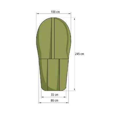 Vrece bivakovacie COMBAT Gore-Tex® ZELENÉ CARINTHIA 89710 3