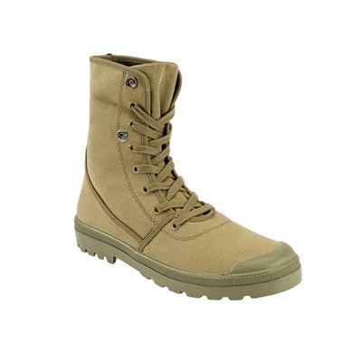 Topánky MILITARY SNEAKER plátené ZELENÉ BRANDIT 9054-15001 2