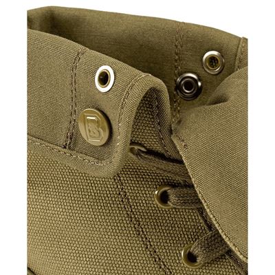 Topánky MILITARY SNEAKER plátené ZELENÉ BRANDIT 9054-15001 4