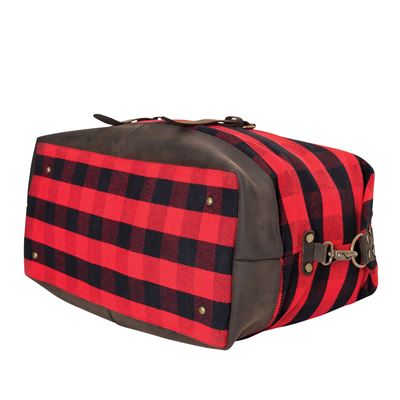 Taška EXTENDED Weekender cestovná RED PLAID