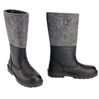 Kožené filcové topánky Knobelbecher FILZ