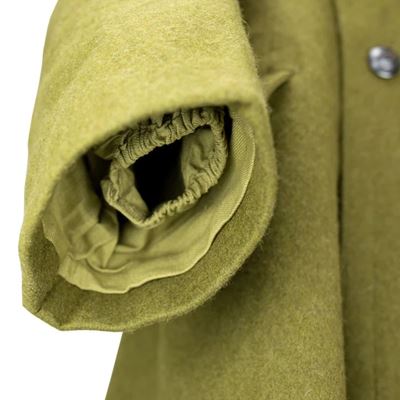 Kabát vlnený rumunský dvojradové zapínanie použitý