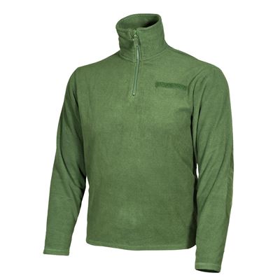 Mikina FLEECE Greek 3/4 zip GREEN použitá