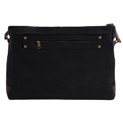 Taška VINTAGE cez rameno B-15 PILOT MESSENGER ČIERNA ROTHCO 9117 2