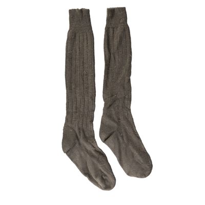 Ponožky BW podkolienky ZELENOŠEDÉ použité