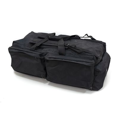 Taška/batoh transportná veľká 5 bočných vreciek ČIERNA použitá