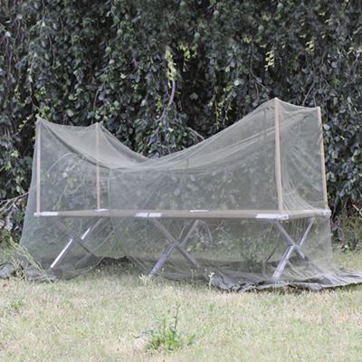 Britská sieť proti komárom 215 x 90 x 140 cm na posteľ + tyče, použitá
