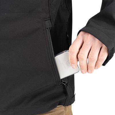 Softshellová bunda s kapucňou 2012 pre vojenských policajtov ČIERNA Armáda ČR 9156901 4