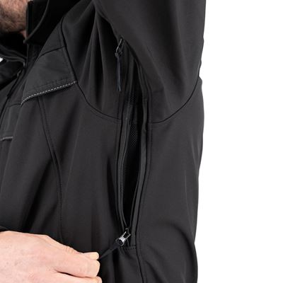 Softshellová bunda s kapucňou 2012 pre vojenských policajtov ČIERNA Armáda ČR 9156901 5