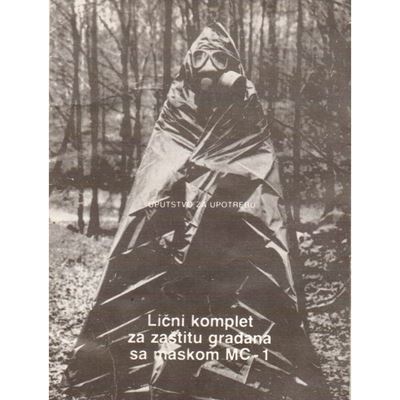 Plynová maska CHORVÁTSKA s pláštenkou Armáda Chorvátska 91650180 2