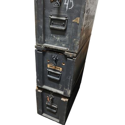 Drevená debna s bočným uzáverom SWISS použitá Armáda Švajčiarska 917721 2