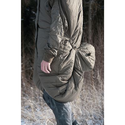 Spací vak Extreme s rukávmi Survival ONE OLIV – ZELENÝ CARINTHIA 92070 15