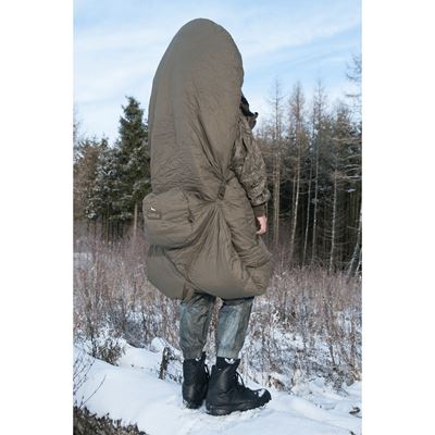 Spací vak Extreme s rukávmi Survival ONE OLIV – ZELENÝ CARINTHIA 92070 4