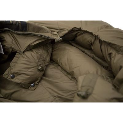 Perový spací vak Survival Down 1000 OLIVOVOZELENÝ CARINTHIA 93590 7