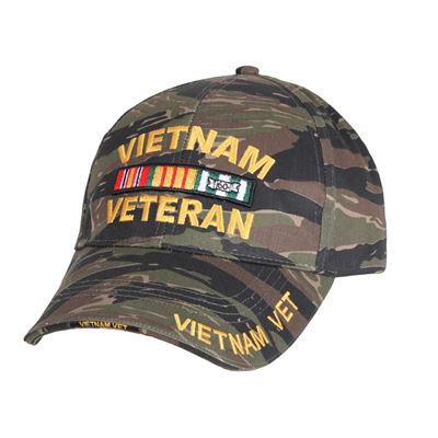 Čiapka DELUXE VIETNAM VETERAN BASEBALL TIGER STRIPE