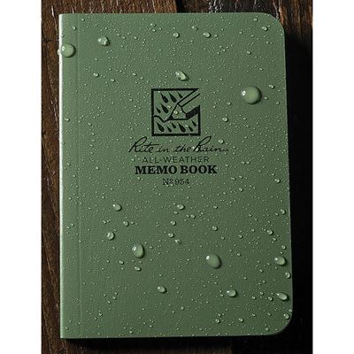 Blok vodoodolný RITE IN THE RAIN Memo Book ZELENÝ
