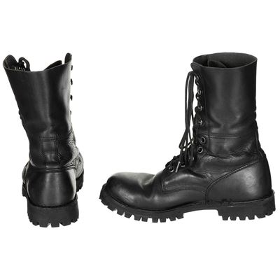 Rakúske vysoké kožené topánky Kampfstiefel, použité Armáda Rakúska 9618130 2