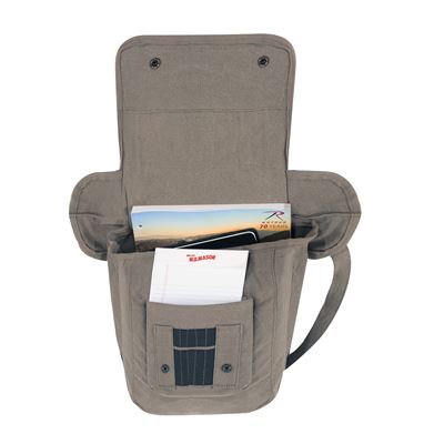 Taška cez rameno Vintage MAP CASE SAGE