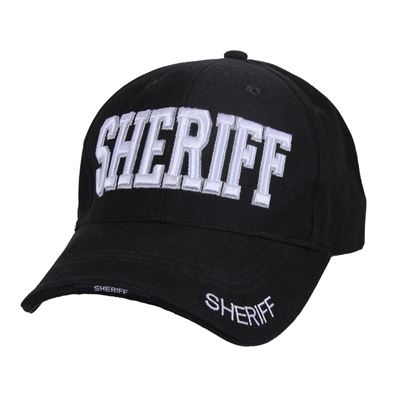 Čiapka DELUXE SHERIFF baseball ČIERNA