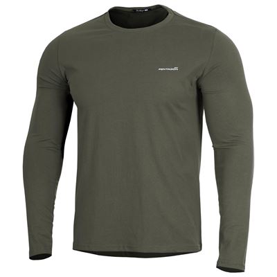 Tričko s dlhým rukávom AGERON 2.0 OLIVE GREEN