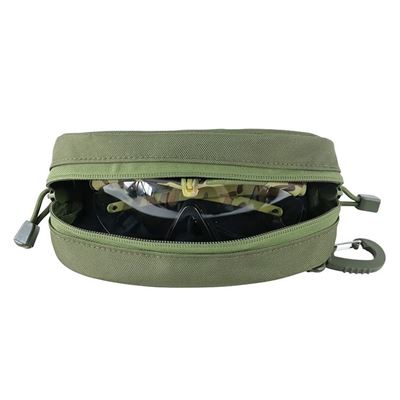 Puzdro na okuliare TACTICAL OLIVE GREEN KOMBAT KO-1940-OG 2