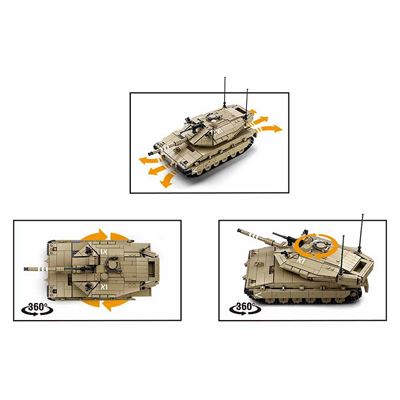 Stavebnica SOVIETSKY TANK T-34/85 2v1 Sluban M38-B1022 5