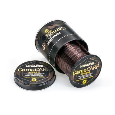 Vlasec CamoCARP Mainline, cievka 1000 m v plechovke MIVARDI MIV-LCCM 2