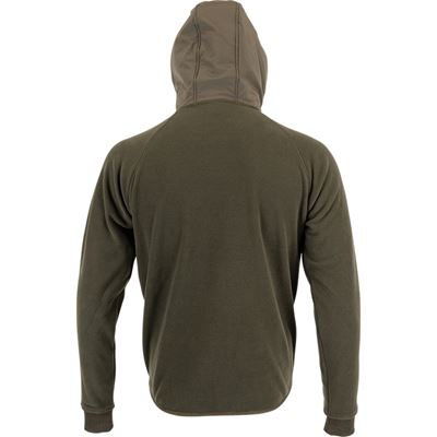 Mikina s kapucňou z flisu Hybrid Hoodie ZELENÁ SPEERO SPHOODHYB 7