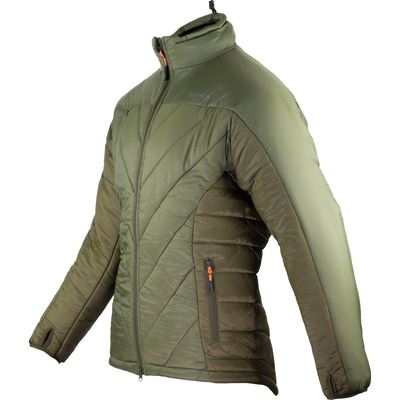 Prešívaná zateplená bunda POLARIS Jacket ZELENÁ