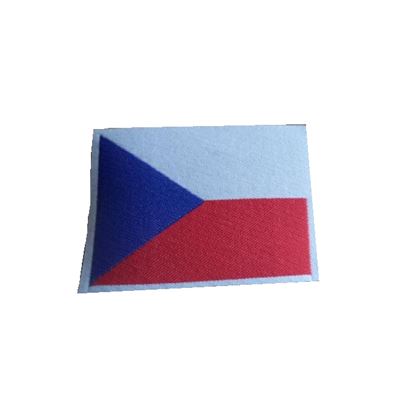 Nášivka ČR vlajka veľká FAREBNÁ 80x60mm