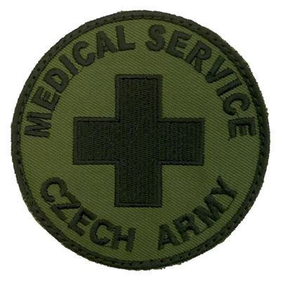 Nášivka MEDICAL SERVICE CZECH ARMY bojová