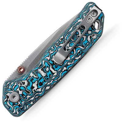 Nôž zatvárací MARTEN hladké ostrie MODRÝ