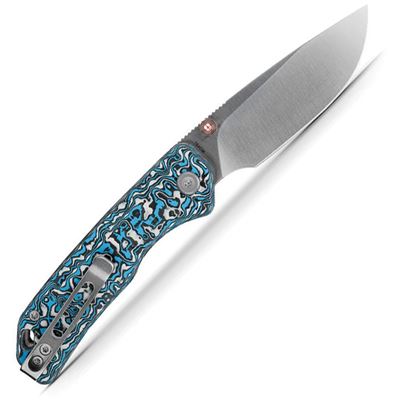 Nôž zatvárací MARTEN hladké ostrie MODRÝ