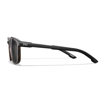 Okuliare strelecké WX BRAVO CAPTIVATE™ ČIERNO/HNEDÝ rám POLARIZOVANÁ DYMOVÁ sklá WILEY X AC4BRV02-W 2