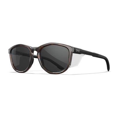 Okuliare strelecké WX BRAVO CAPTIVATE™ ČIERNO/HNEDÝ rám POLARIZOVANÁ DYMOVÁ sklá WILEY X AC4BRV02-W 4