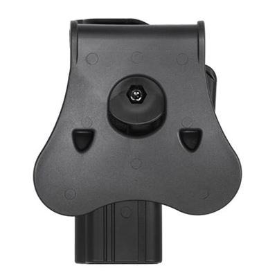 Puzdro pištoľové opaskové GLOCK plastové PRAV0 ČIERNE AMOMAX AMX009-BK 3
