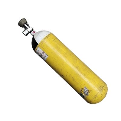 Dräger 6 l/300 Bar tlaková oceľová fľaša, použitá