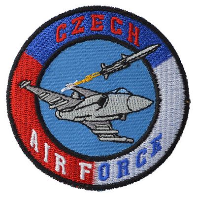 Nášivka CZECH AIR FORCE s gripenom - FAREBNÁ