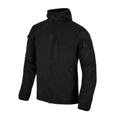Blúza ALPHA GRID FLEECE ČIERNA