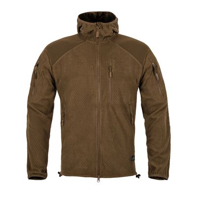 Mikina ALPHA FLEECE s kapucňou COYOTE