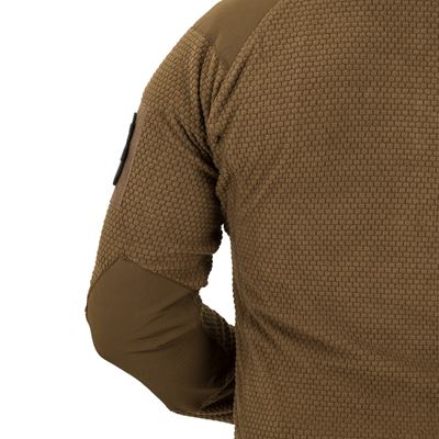 Mikina ALPHA FLEECE s kapucňou COYOTE