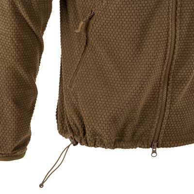Mikina ALPHA FLEECE s kapucňou COYOTE