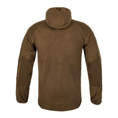 Mikina ALPHA FLEECE s kapucňou COYOTE