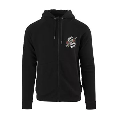 Mikina COME AND TAKE IT zips s kapucňou ČIERNA Helikon-Tex® BL-CTT-CB-01 2