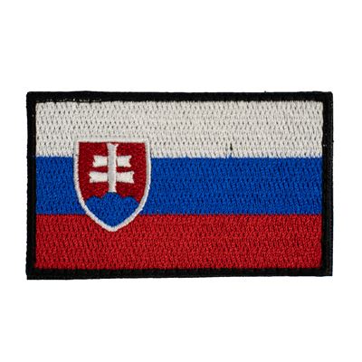 Nášivka vlajka SLOVENSKO velcro FAREBNÁ