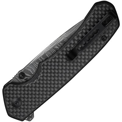 Nôž zatvárací BRAZEN button lock damašková čepeľ CIVIVI C19059CDS1 3