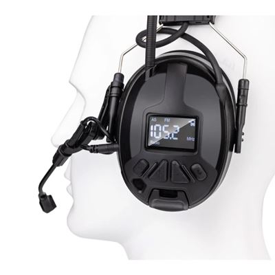 Slúchadlá elektronické M300T s BlueTooth a FM rádiom ČIERNE